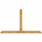 Ekena Millwork Portland Rough Sawn Timber Gable Bracket, Western Red Cedar, 108"W x 63"H x 6"D x 6"F, 14/12 Pitch GBW108X63X0606POR00RWR - alternate 1